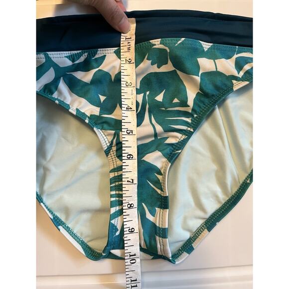 Title Nine Lehua Full Coverage Bikini Bottoms Mid Rise Size Large Swim NWT - Picture 8 of 8